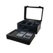 Kartenbox 3 Reihen – für Graded Slabs & Karten (mit Deckel)